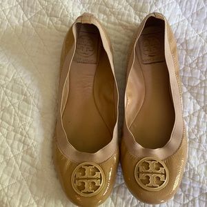 Tory Burch tan flats 8.5